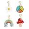 Summer Mushroom &#x26; Rainbow Acrylic Charm Set by Creatology&#x2122;
